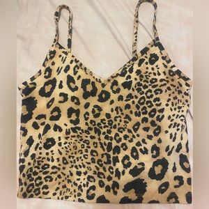 Cheetah tank top